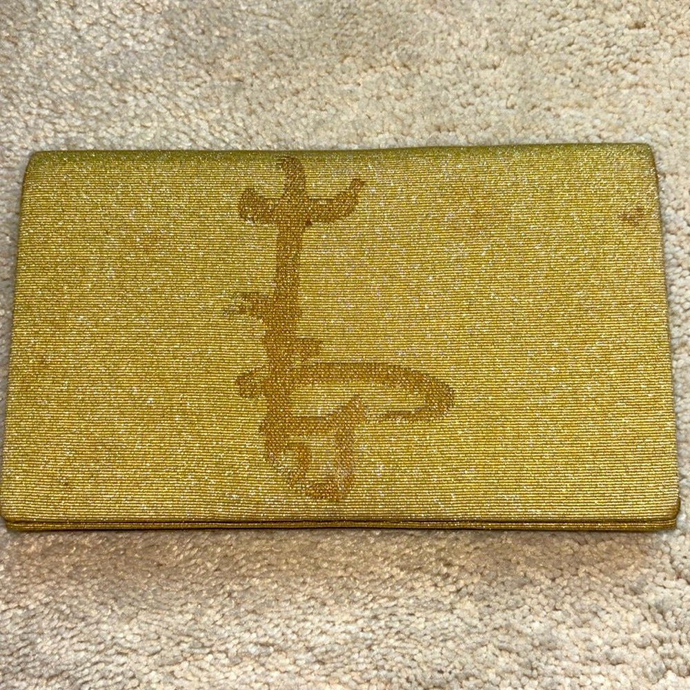 Gold Clutch with Asian Symbol